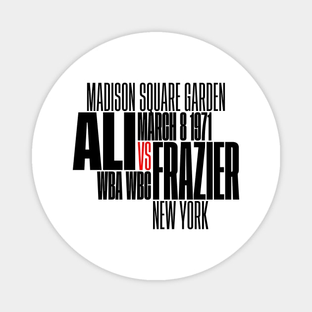 Ali vs. Frazier / 2 Magnet by attadesign